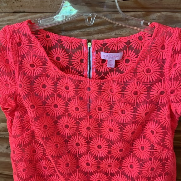 Lilly Pulitzer Sheer Neon Top - Picture 3 of 11